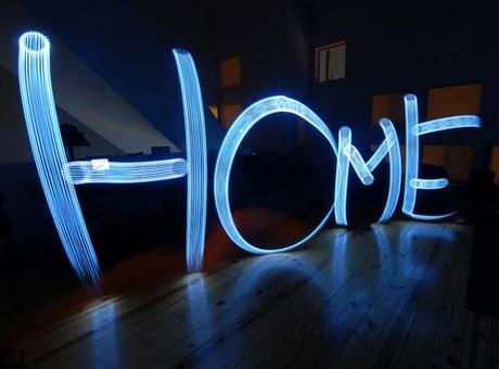 home is where the light is collection d'images de light painting