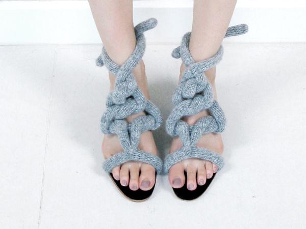 tricoter des sandales