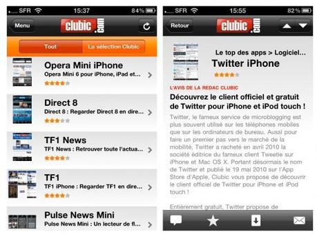 Clubic.com : une application iPhone bientôt disponible