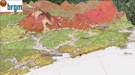 Escale géologique sur la côte basque.