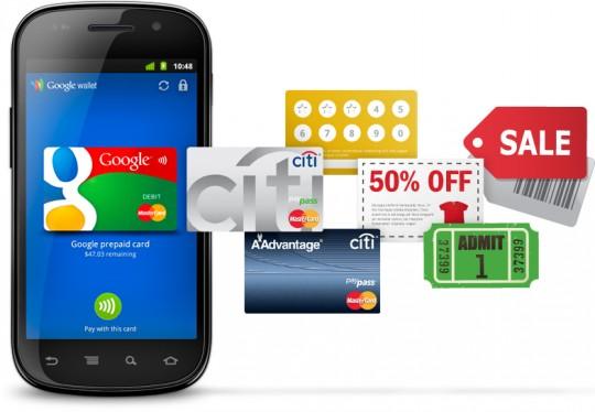 google wallet 01 540x374 Google dévoile les services Wallet et Offers