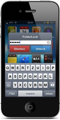 Tweak : FolderLock pour protéger l’accès à vos dossiers d’applications par un mot de passe