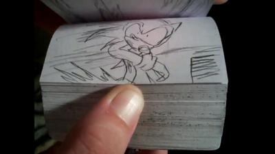 Flipbook Animation: Sonic the Hedgehog