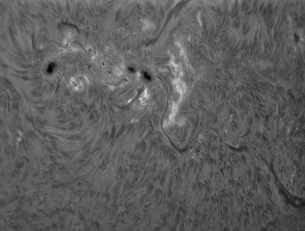 Taches solaires du 26 Mars 2011