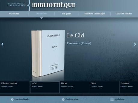 iBibliothèque : Les grands classiques de la littérature française sur votre iDevice