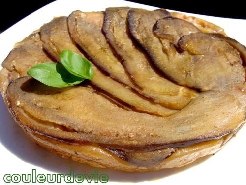 Tatin d’aubergines au thon