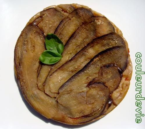 Tatin d’aubergines au thon