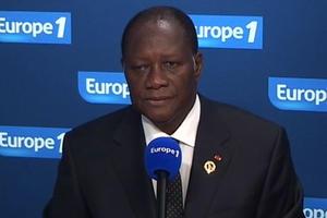 Côte d’Ivoire – Alassane Dramane Ouattara sur Europe 1