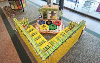 Salon en canette de bière