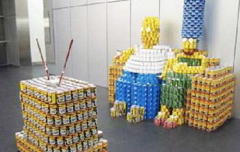 Des constructions en canettes !