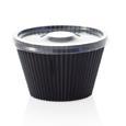 verrine noire jetable mini cup cake