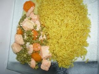 blanquette de saumon aux petits pois