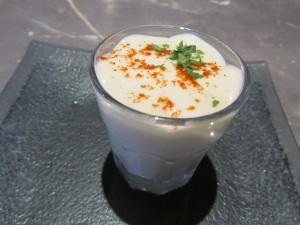 mousse de PDT au siphon