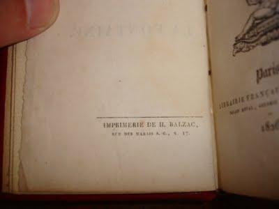 La parole aux bibliophiles: un mauvais livre de Balzac, ou Balzac imprimeur