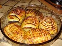 Pommes de terre en éventail, façon L'Etudiante