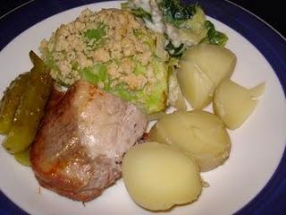 Gratin de chou comme des lasagnes