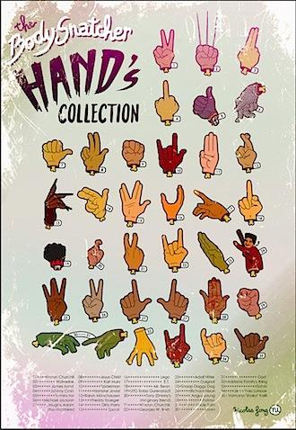 Body Snatcher Legendary Hands Poster 1 Le langage des signes Geek