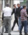 Pics of Robert Pattinson filming Cosmopolis in Toronto !