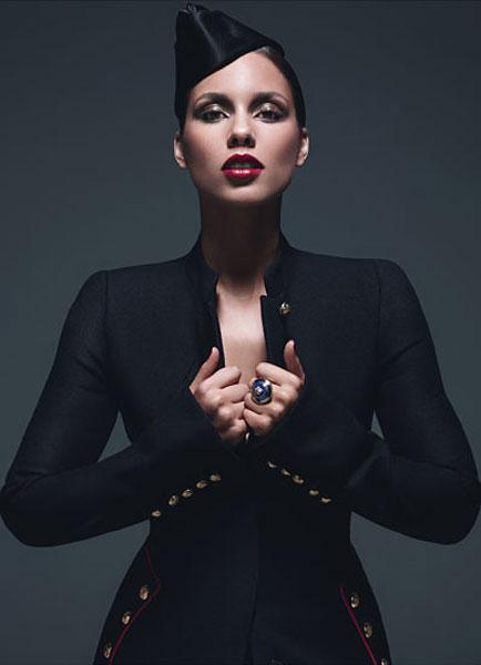 Alicia Keys pose pour W Magazine