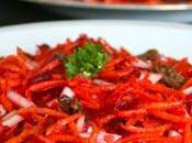 Salade carottes, chou blanc, betterave raisins secs