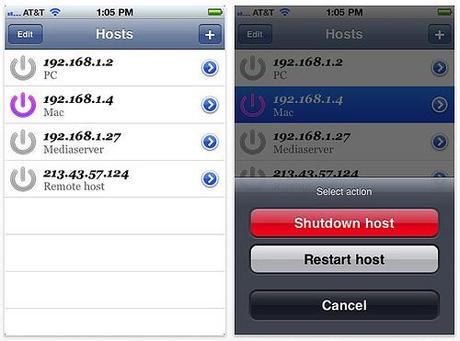 iShutdown, démarrez ou arrêter votre PC/Mac avec votre iPhone...
