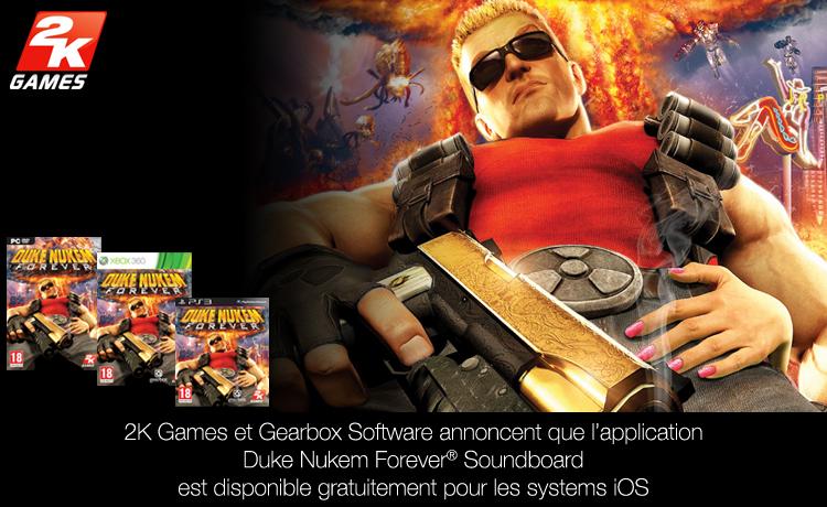 [Jeux Vidéo] L’application IOS Duke Nukem Forever Soundboard est disponible gratuitement