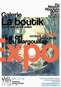 Vernissage et expo des toiles du Cri du Margouillat le 3 juin
