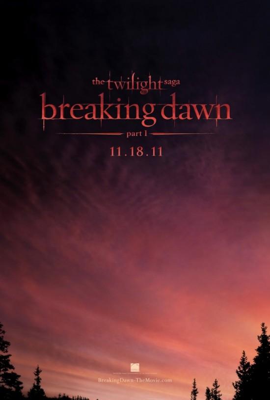 breaking dawn teaser poster 550x815 Twilight   Chapitre 4 : Révélation 1ère partie : Affiche teaser du film