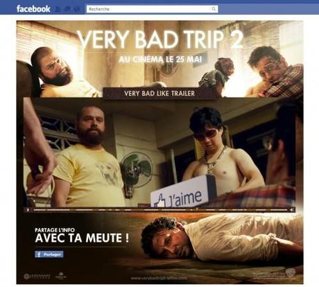 31 very bad trip 2 03 500x450 Very Bad Like Trailer sur Facebook pour Very Bad Trip 2