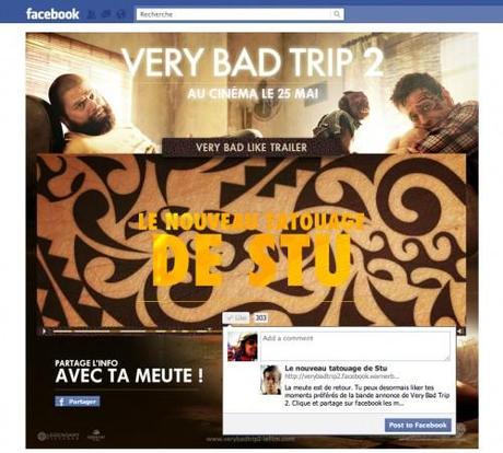 31 very bad trip 2 02 500x450 Very Bad Like Trailer sur Facebook pour Very Bad Trip 2