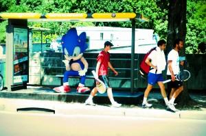Sonic à Roland-Garros