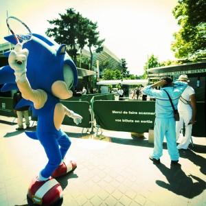 Sonic à Roland-Garros