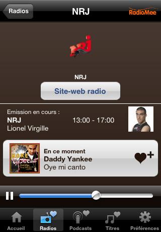 RadioMee : toutes les radios du monde en un clic : App. Gratuites pour iPhone, iPod !