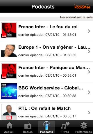 RadioMee : toutes les radios du monde en un clic : App. Gratuites pour iPhone, iPod !
