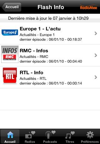 RadioMee : toutes les radios du monde en un clic : App. Gratuites pour iPhone, iPod !