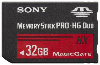 0140000004301912 photo sony memory stick pro hg duo hx de 32 go Sony lance un Memory Stick à 50 Mo/s