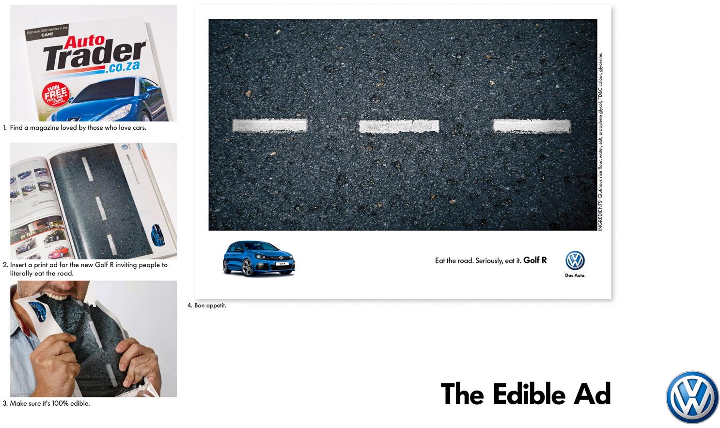 VW edibleroad Dose d’inspirations en créativité : mon top créatif de la semaine 5