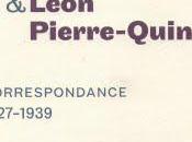 Roger Gilbert-Lecomte Léon Pierre-Quint Correspondance 1927-1939.