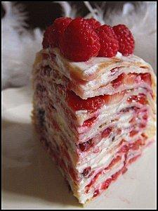 LES VOTES SONT OUVERS Sensation d'été Gâteau de crêpes au mascarpone et frui