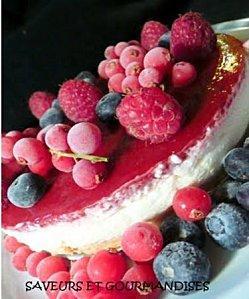 LES VOTES SONT OUVERS Bavarois au miroir de framboises et fruits rouges 1. (Save