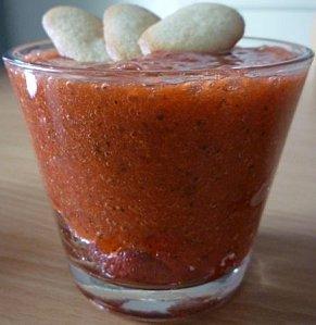 LES VOTES SONT OUVERS Soupe aux fraises à la menthe