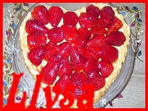 LES VOTES SONT OUVERS Tarte renversée aux fraises et la crème pâtissière