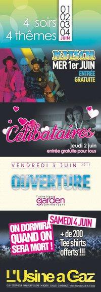 1, 2, 3 & 4 JUIN @ L'USINE. 4 SOIRS, 4 THEMES !