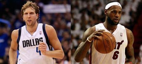 LeBron James vs Dirk Nowitzki