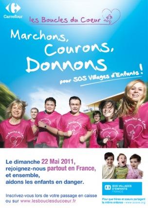 Succès pour l’opération caritative « Les Boucles du coeur » de Carrefour & One Heart