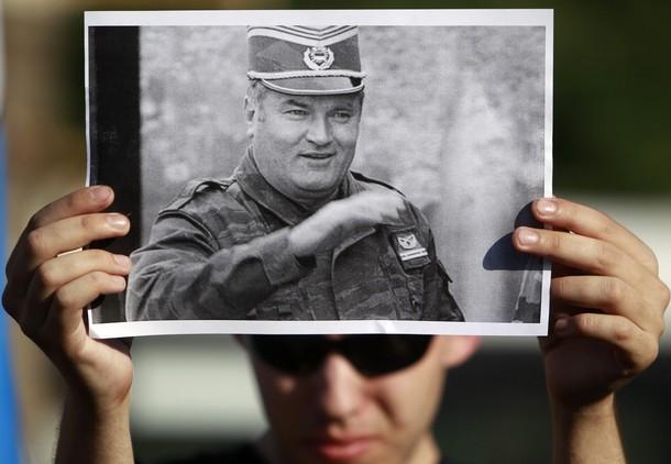 Un supporteur de Ratko Mladic