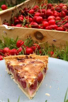TARTE AMANDINE AUX CERISES