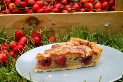 TARTE AMANDINE AUX CERISES