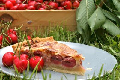 TARTE AMANDINE AUX CERISES