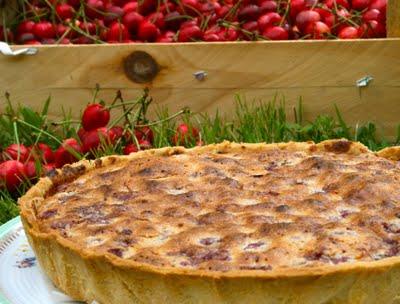 TARTE AMANDINE AUX CERISES